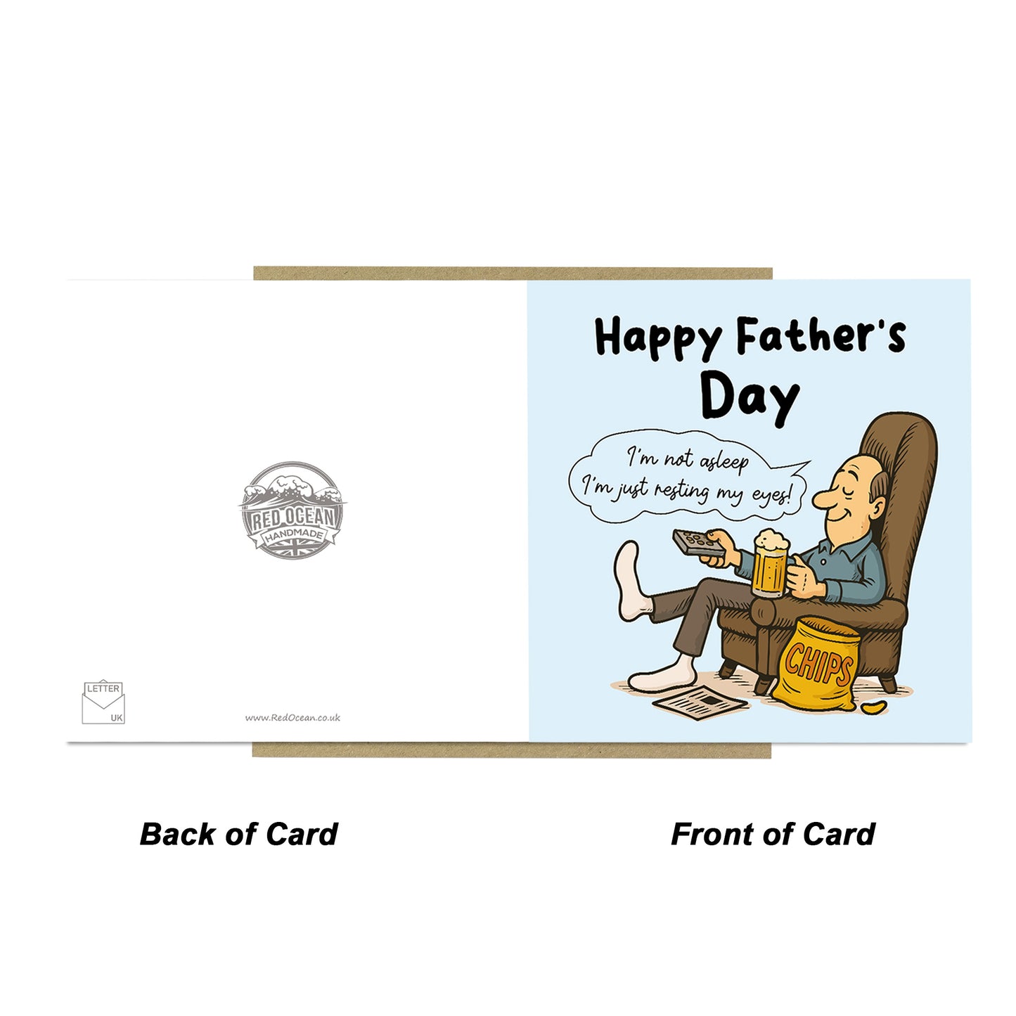 Cards For Dad For Fathers Day Funny Joke Dad Card With Envelope