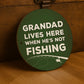 Fishing Gift Hanging Fishing Sign For Man Cave Garage Funny Gift