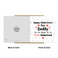 Daddy Valentines Card Daddys 1st Valentine Card