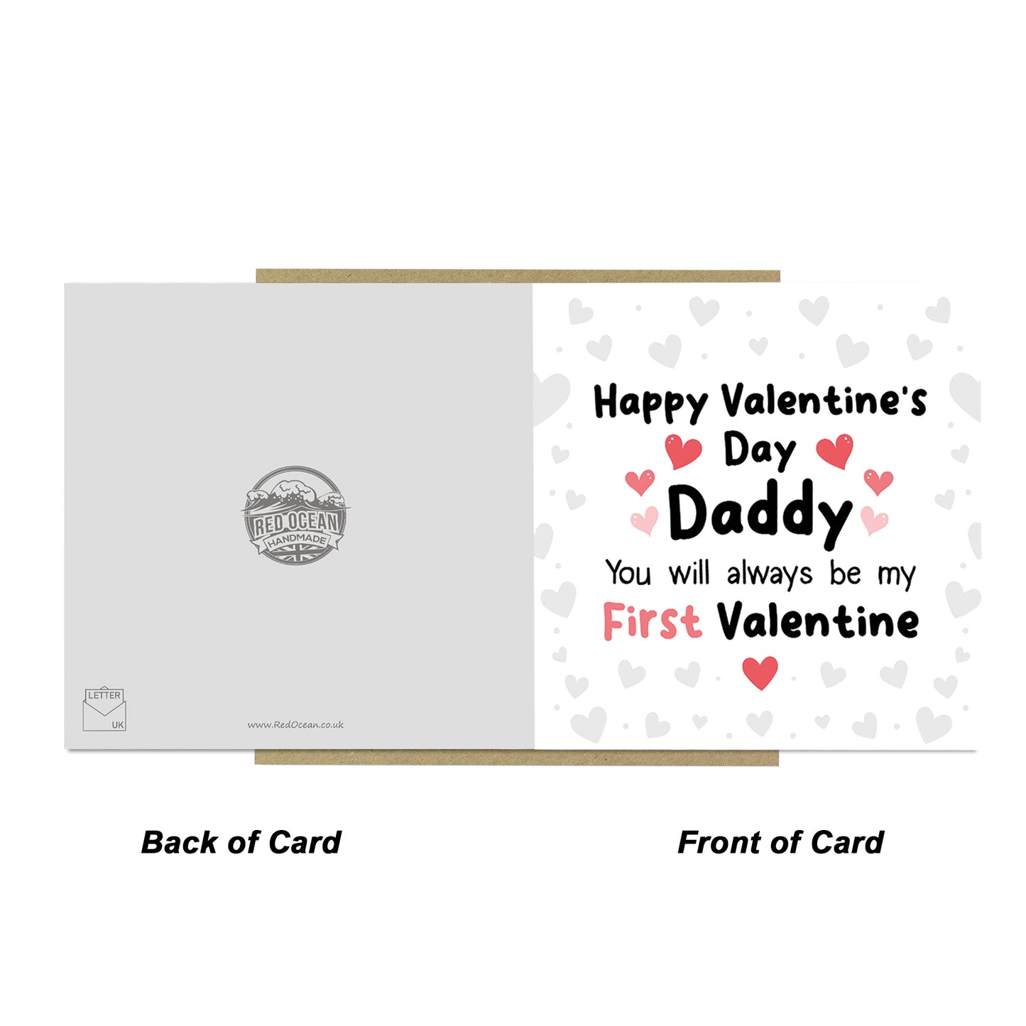 Daddy Valentines Card Daddys 1st Valentine Card