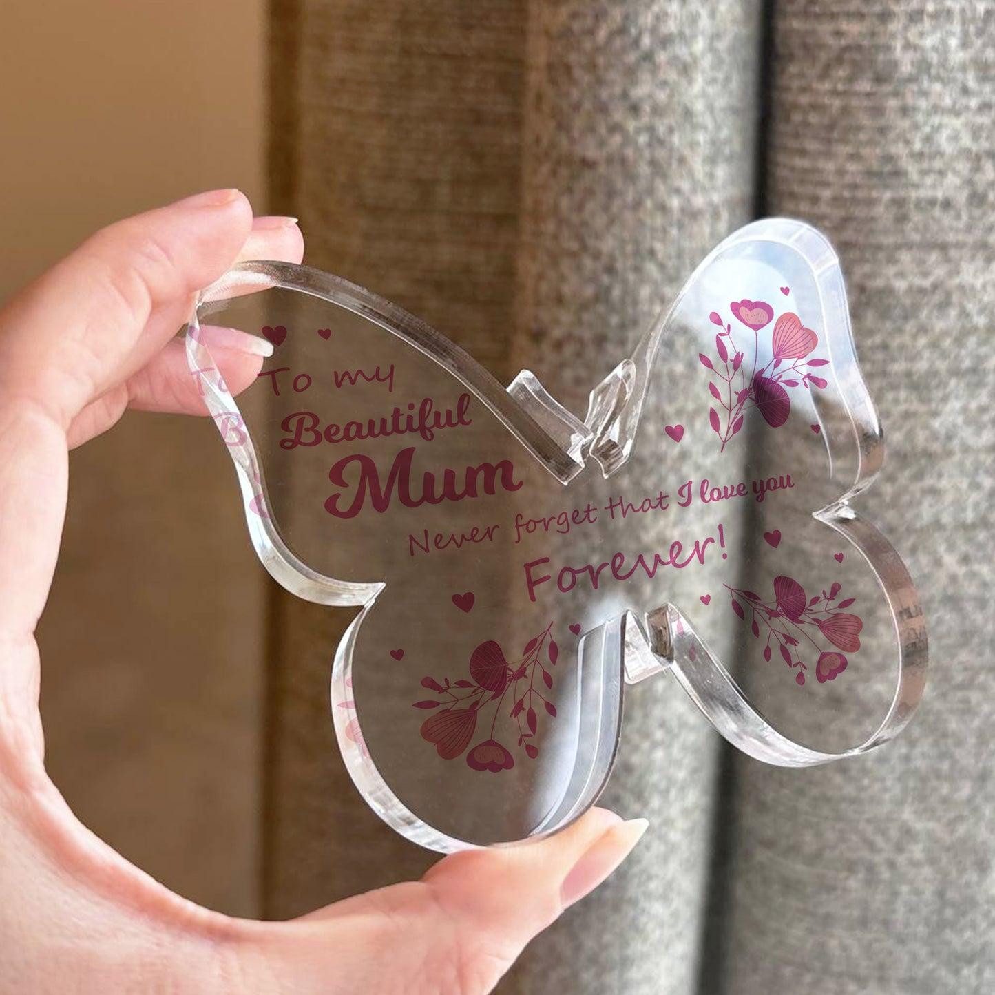 Beautiful Gift For Mum Birthday Christmas Butterfly Acyrlic