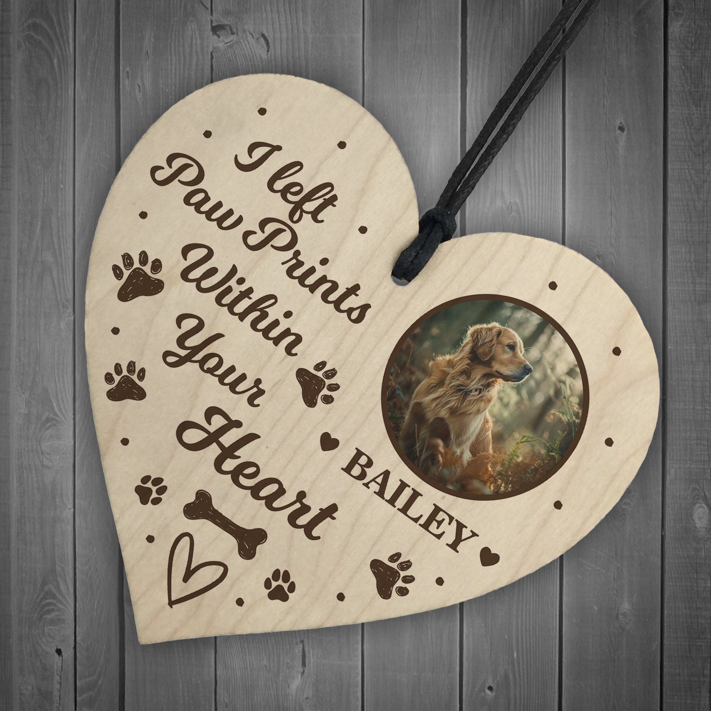 Personalised Dog Memorial Photo Christmas Ornaments Dog Memorial