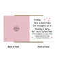 Valentines Card From Bump Daddy To Be Valentines Card