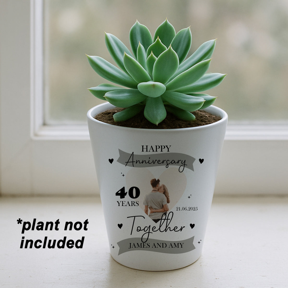 Personalised 40th Anniversary Gift Husband Wife Girlfriend