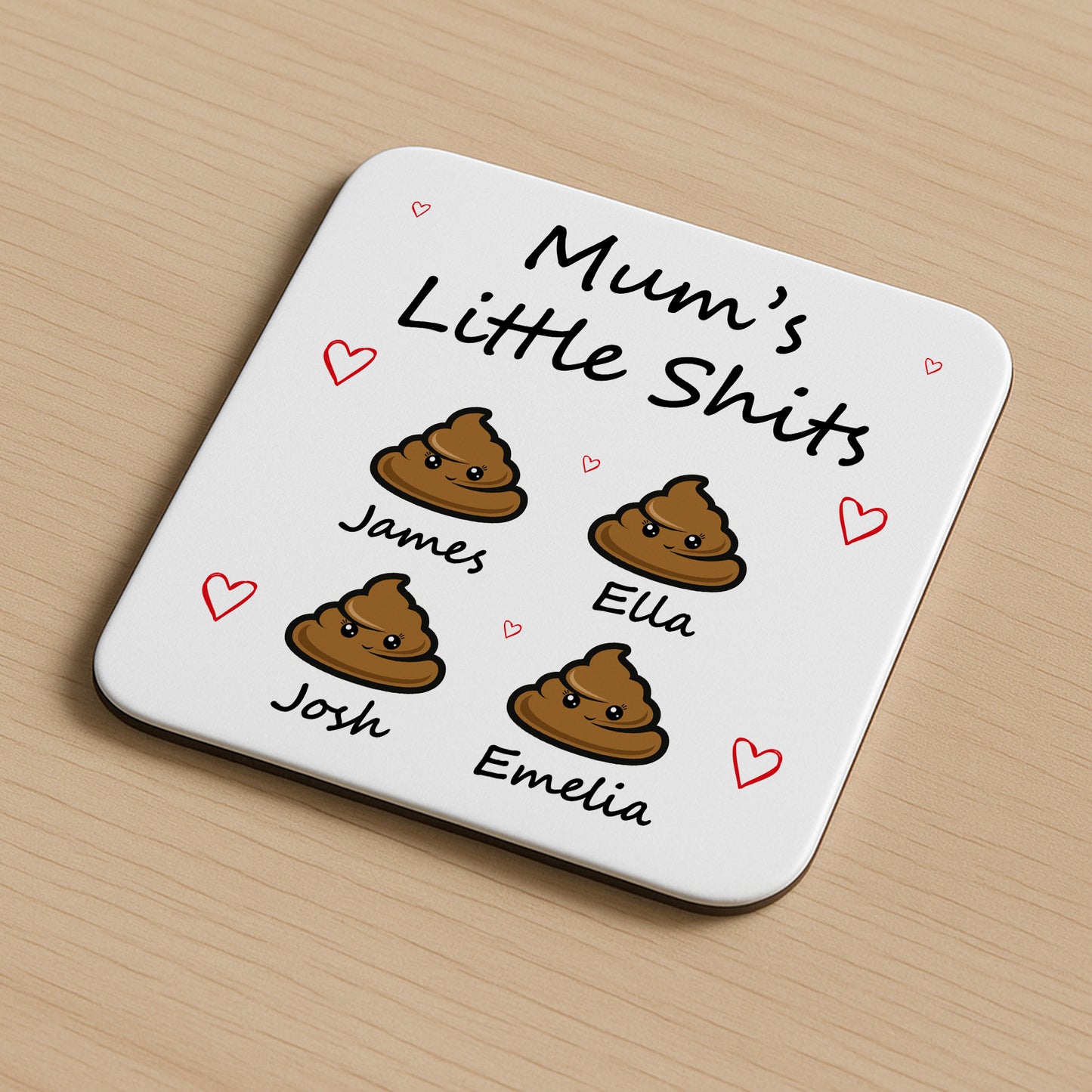 Personalised Gift For Mum Funny Mum Gift MUM COASTER