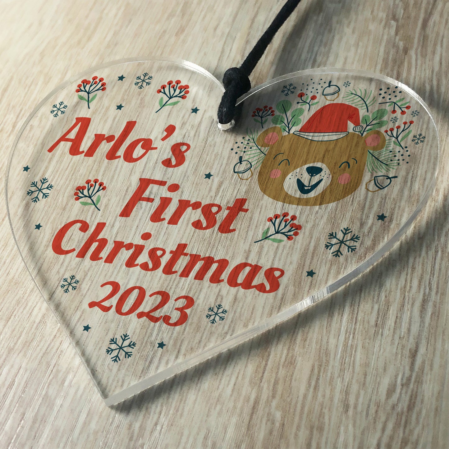 Personalised Baby First Christmas Bauble Child 1st Christmas