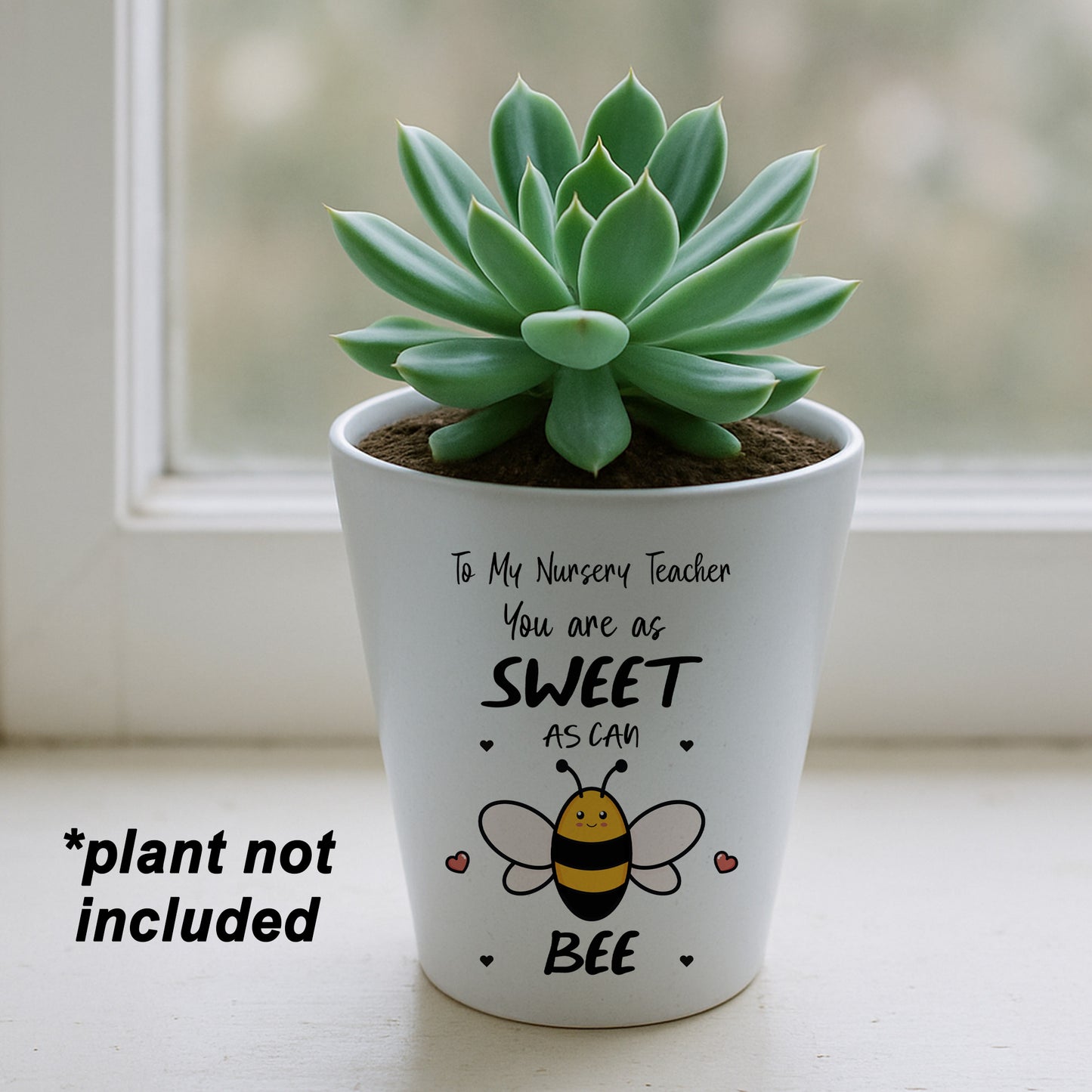 To My Nursery Teacher Thank You Gifts For Teacher Plant Pot