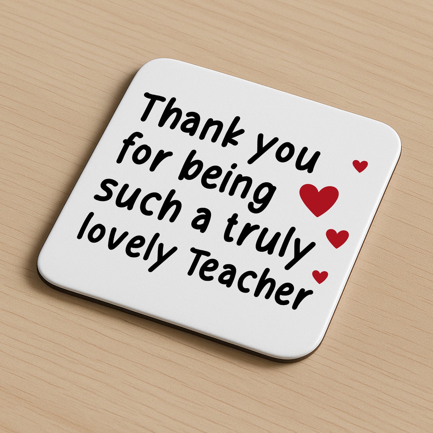 Teacher Gift Teacher Coaster Truly Lovely Teacher Appreciation
