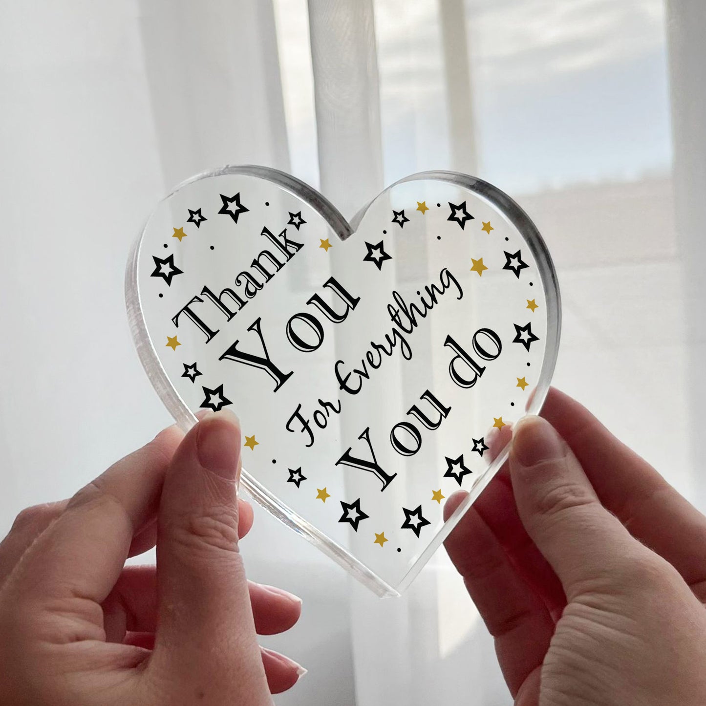 Gift For Colleague Volunteer Teacher Acrylic Plaque Thank You