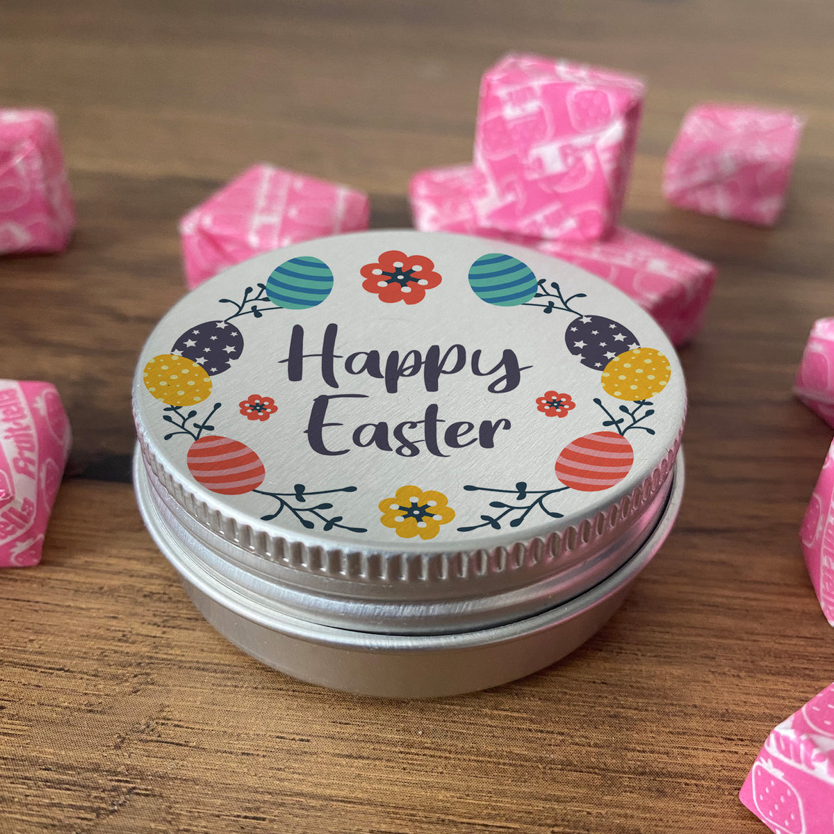 Metal Sweet Tin Gift For Easter Happy Easter Gift For Kids Child