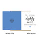 Daddy To Be Father's Day Card For New Dad Newborn Fathers Day