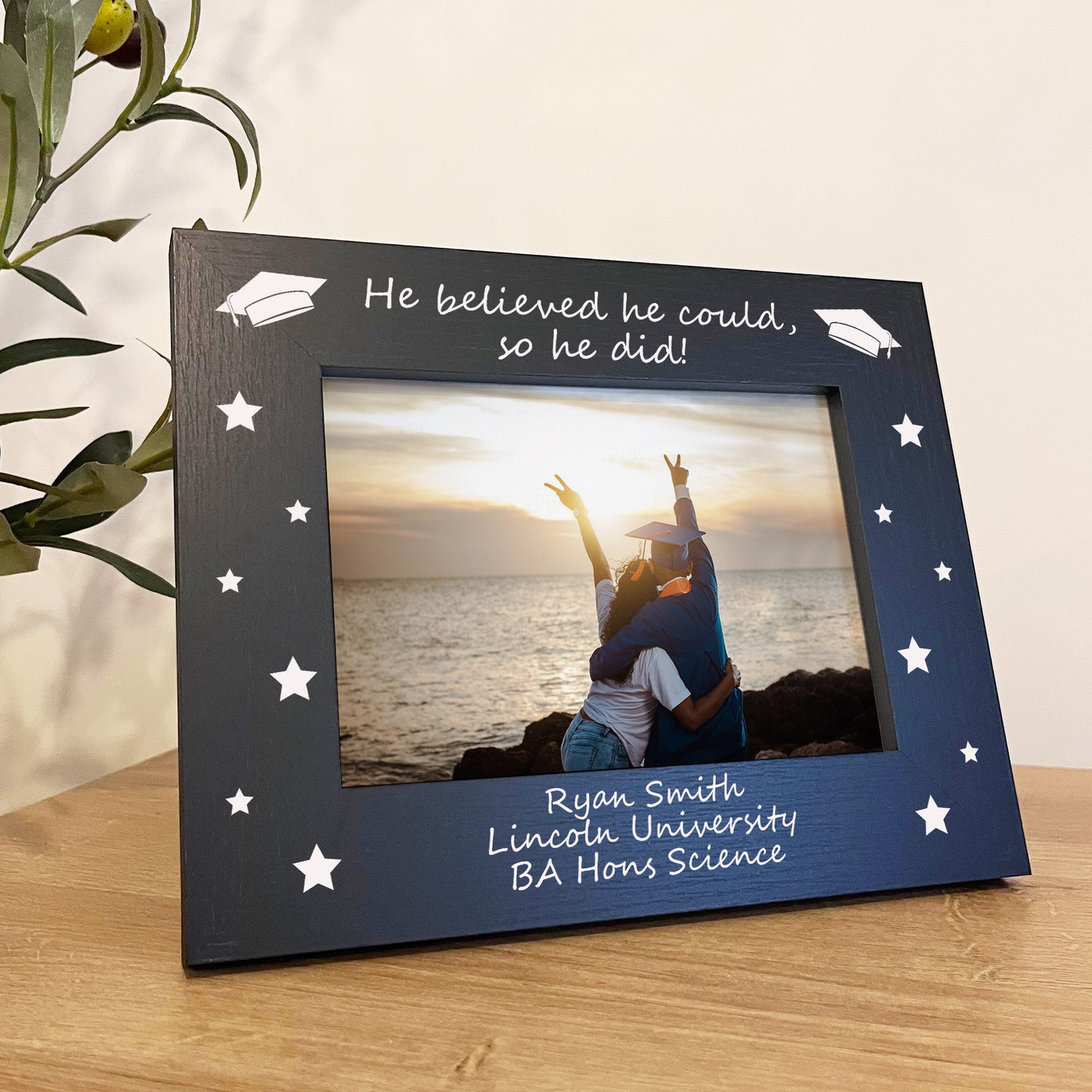 Personalised Graduation Gifts Personalised 7x5 Photo Frame Gift