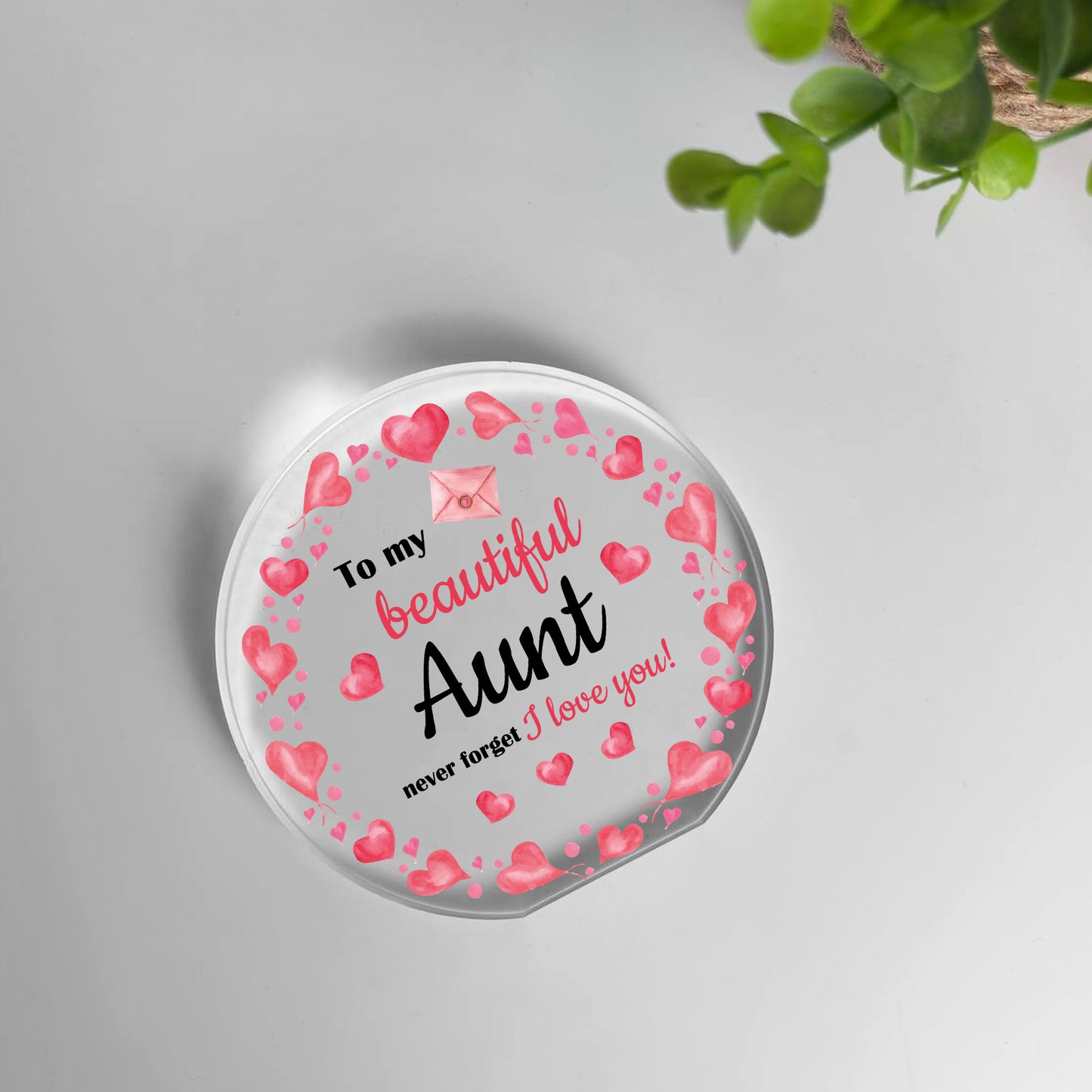 Aunt Gifts Best Aunt Birthday Gift for Aunt Christmas Plaque