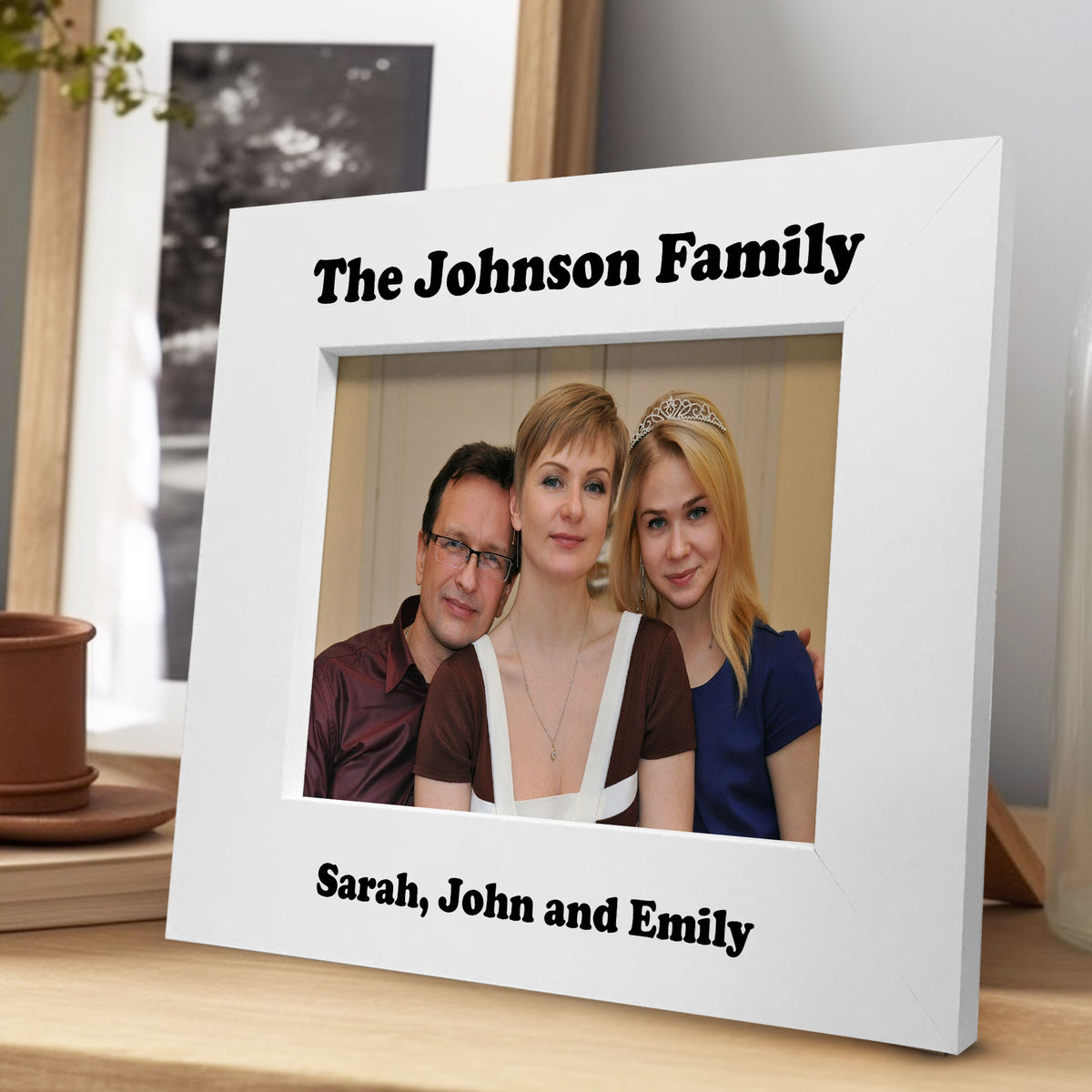 Personalised Family Gift 7x5 Photo Frame Birthday Christmas Gift