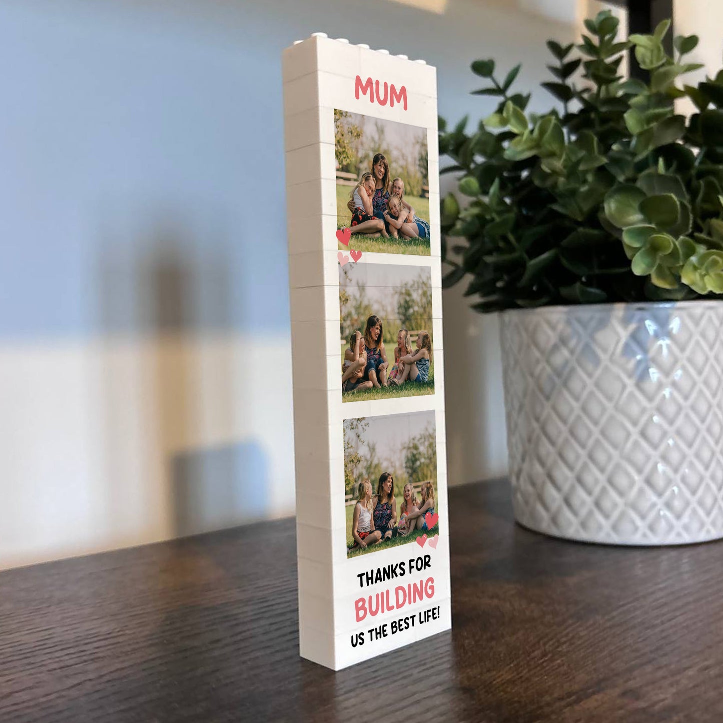 Thank You Gift For Mum Mothers Day Personalised Mum Photo Block