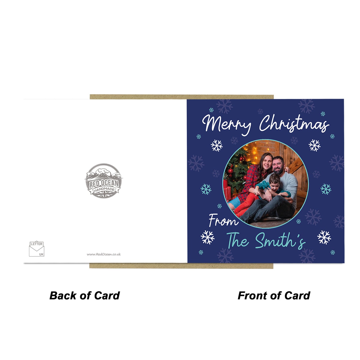 Personalised Photo Christmas Card For Family and Friends