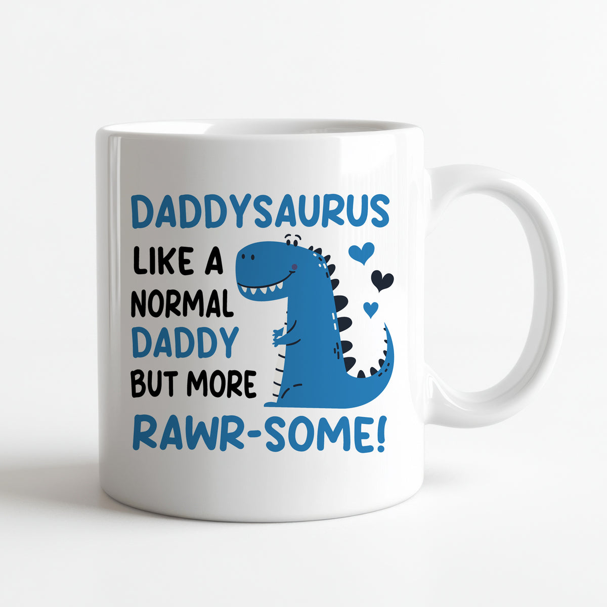 Daddy Gifts Daddysaurus Mug and Coaster Novelty Gifts