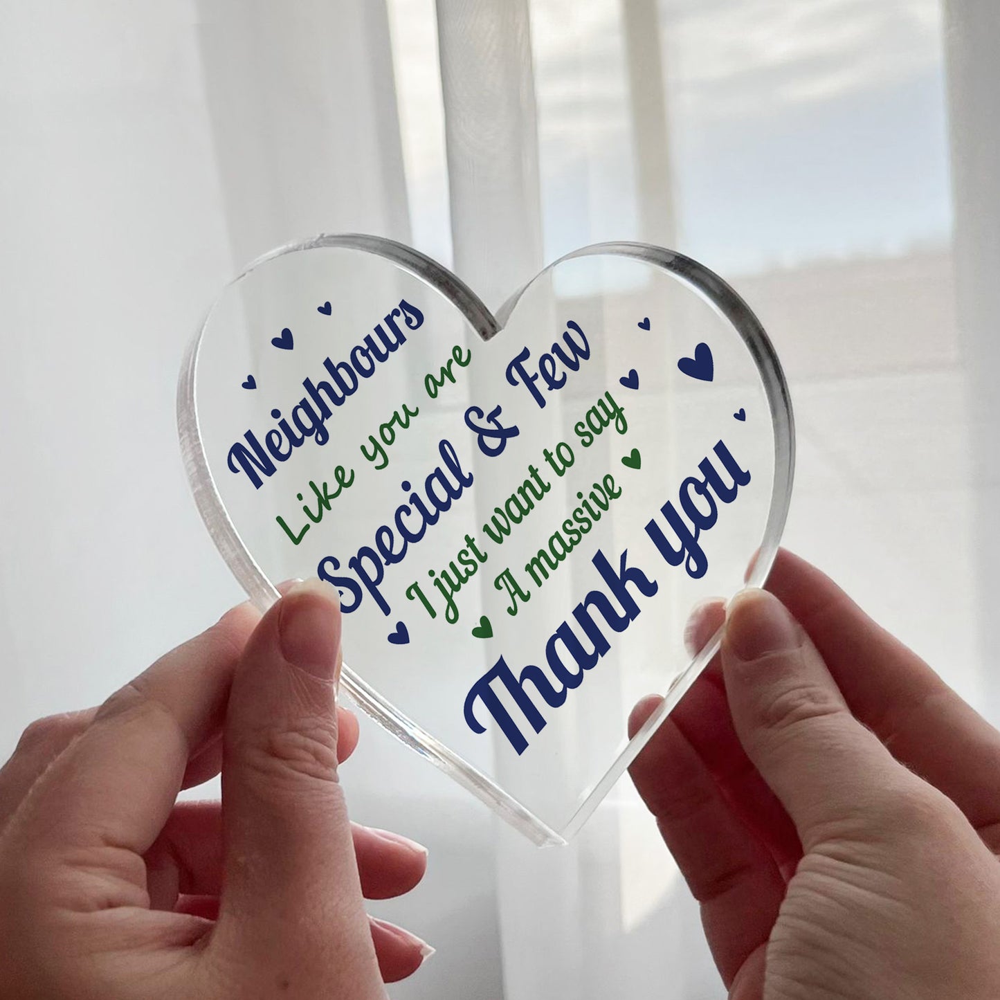 Thank You Gift For Neighbour Acrylic Plaque Neighbours Like You