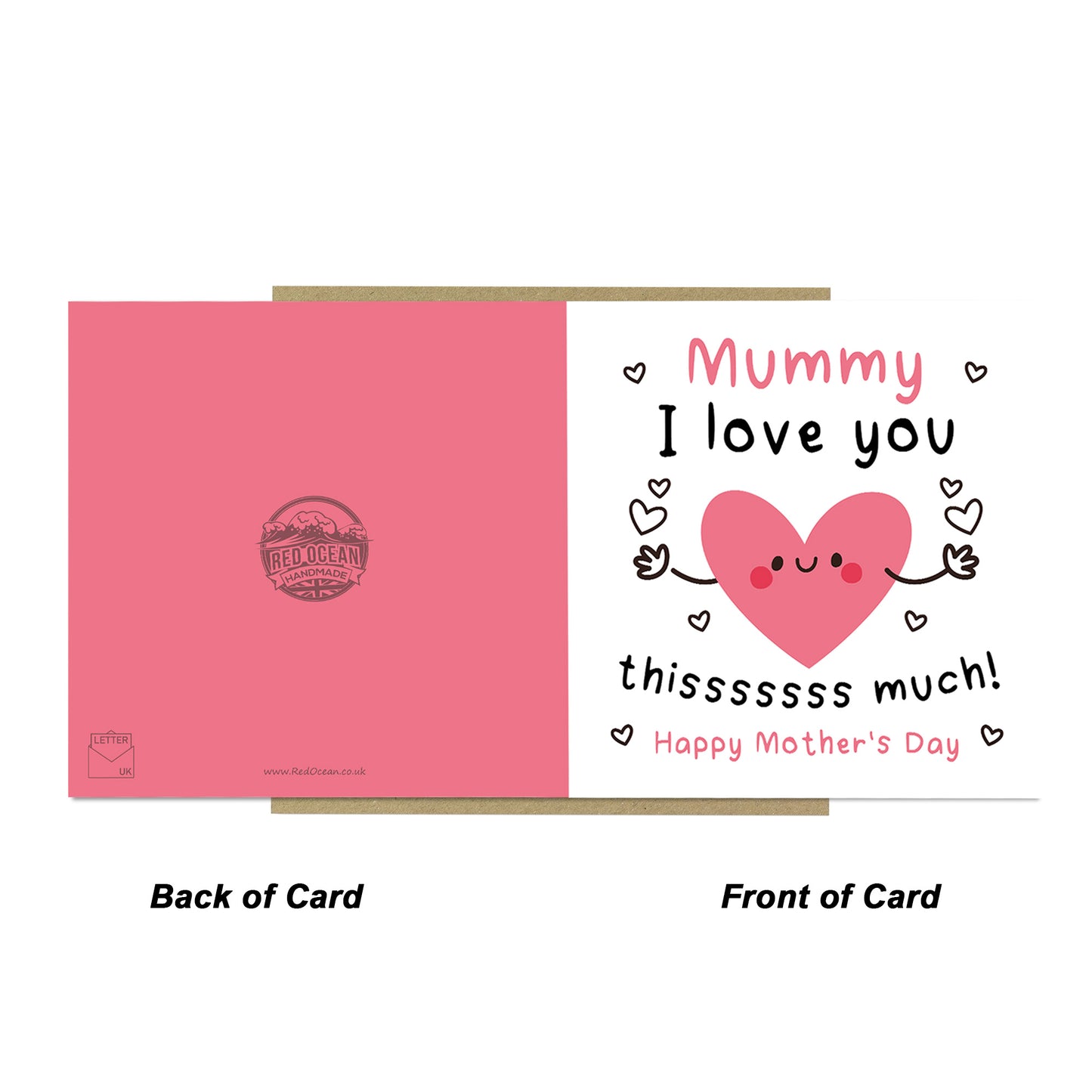 Mothers Day Card For Mummy With Envelope Mothers Day Cards