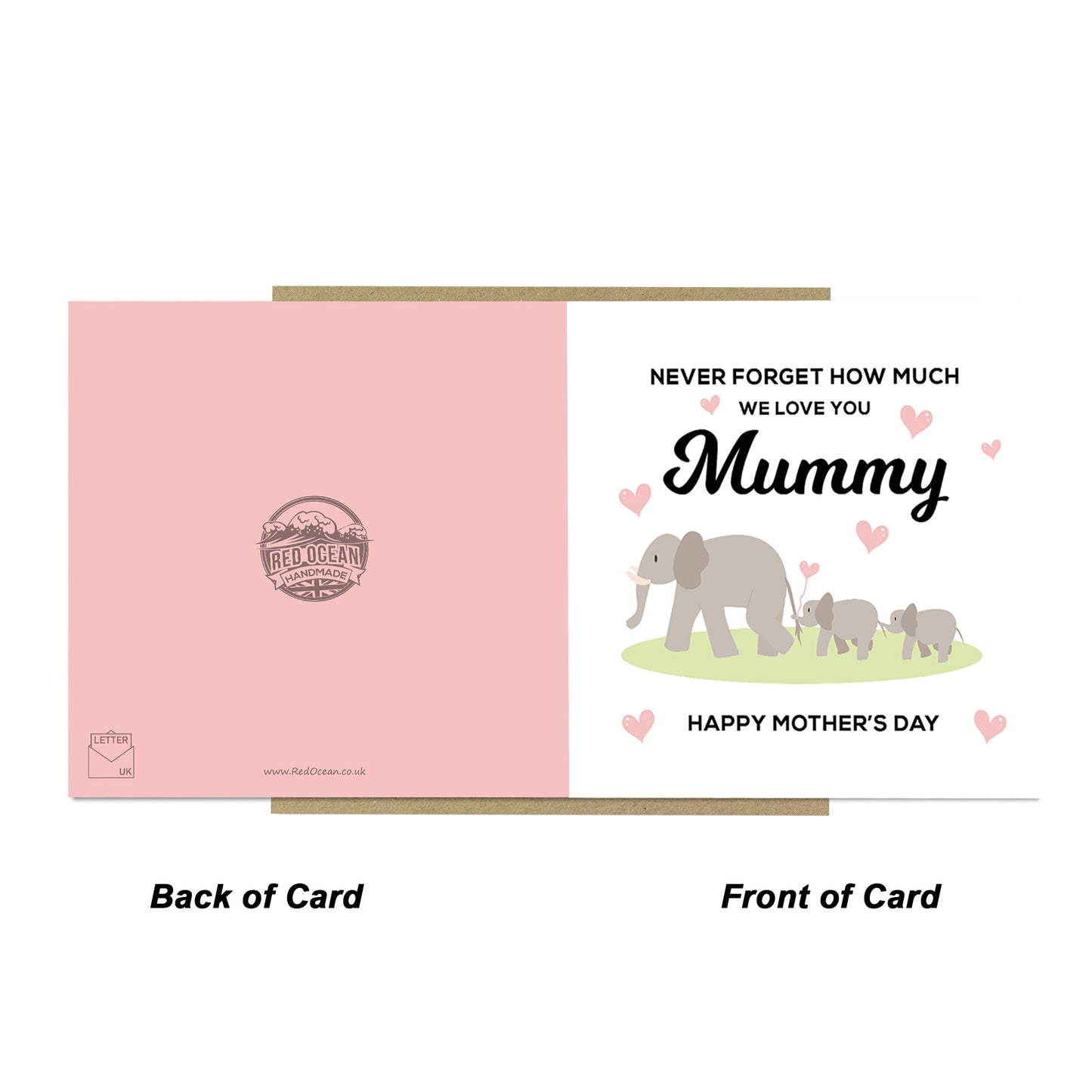 Elephant Mothers Day Card For A Special Mummy Card From Daughter