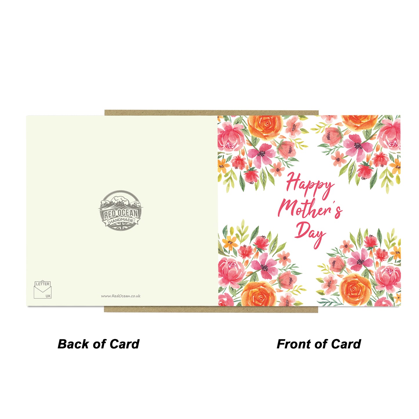 Mothers Day Card, Card For Mum, Floral Design, Card For Mum