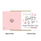 Daddy To Be Valentines Card Valentines Card From Bump