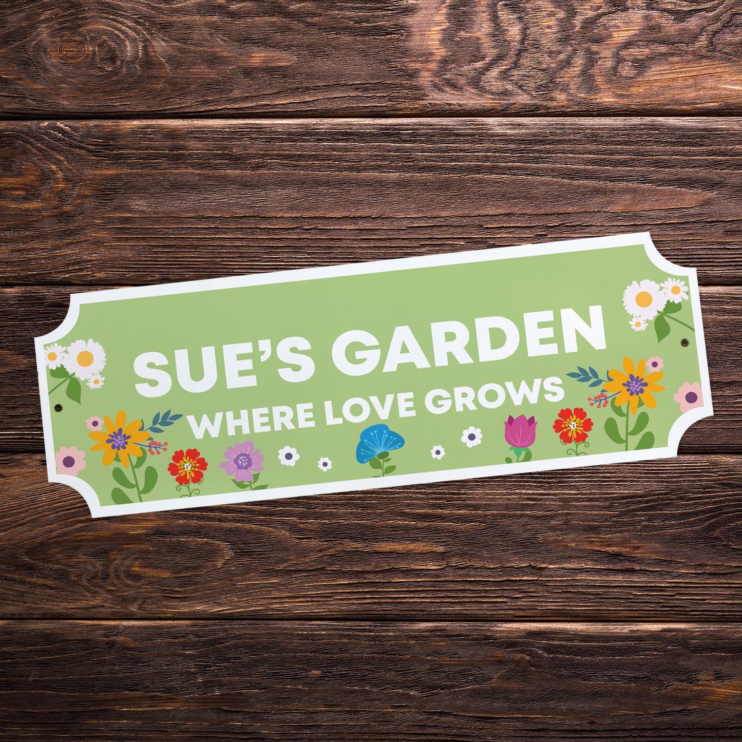Personalised Garden Welcome Sign Outdoor Garden Shed Yard Plaque