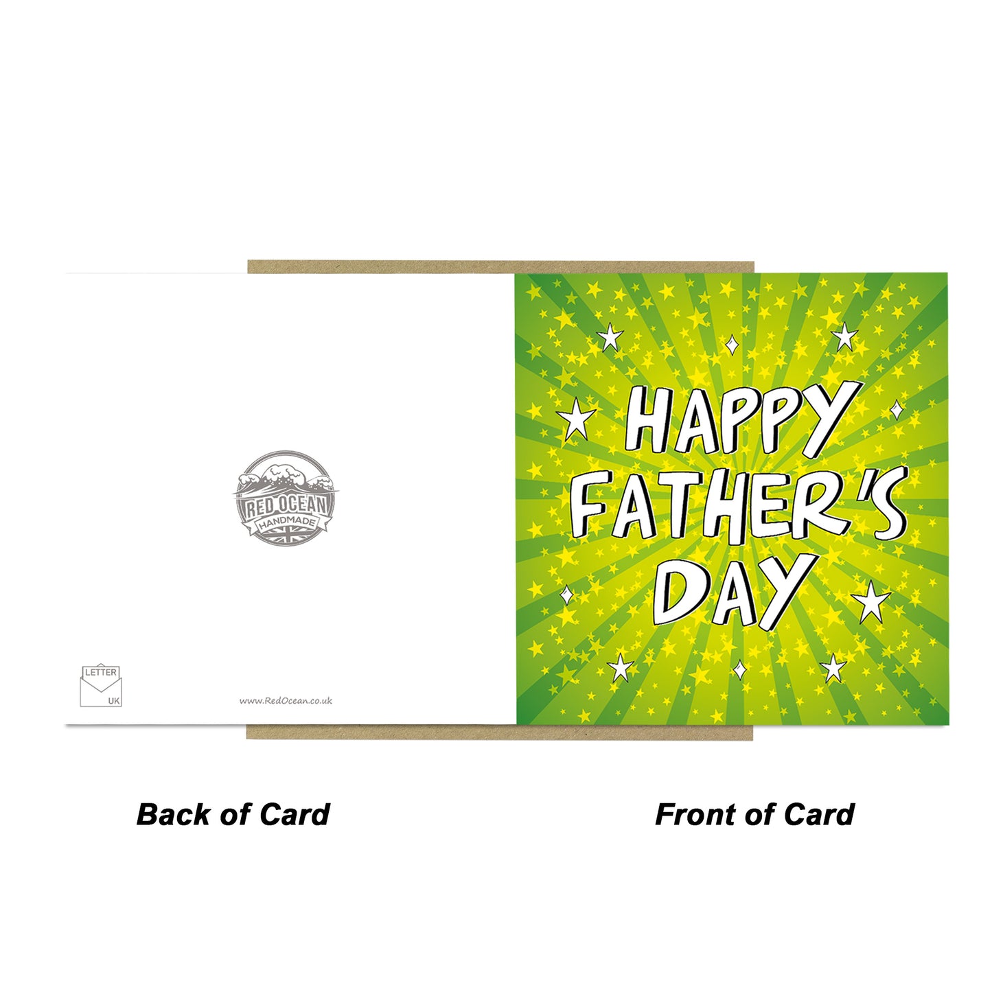 Fathers Day Card For Dad Card From Daughter and Son Happy Father