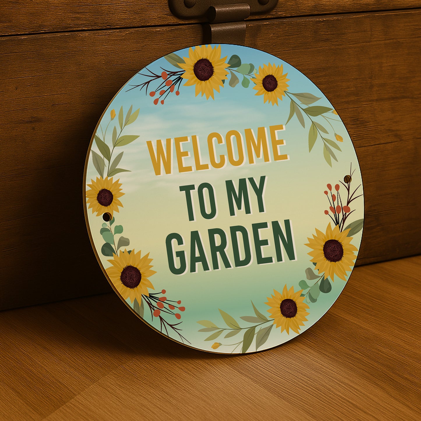 Novelty Garden Sign For Outside WELCOME TO MY GARDEN Plaque