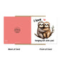 Funny Card For Valentines Day Anniversary Love Hanging Out