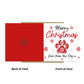 Happy Christmas From The Dog Card For Mum Dad Daughter Son Funny
