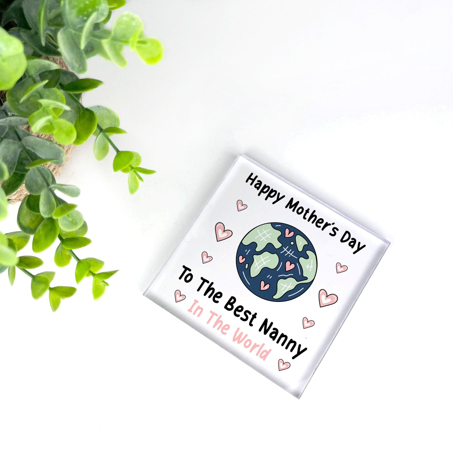 Happy Mothers Day Gift For Nanny Plaque Nanny Gifts