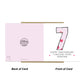7th Wedding Anniversary Card With Envelope 7th Anniversary Cards
