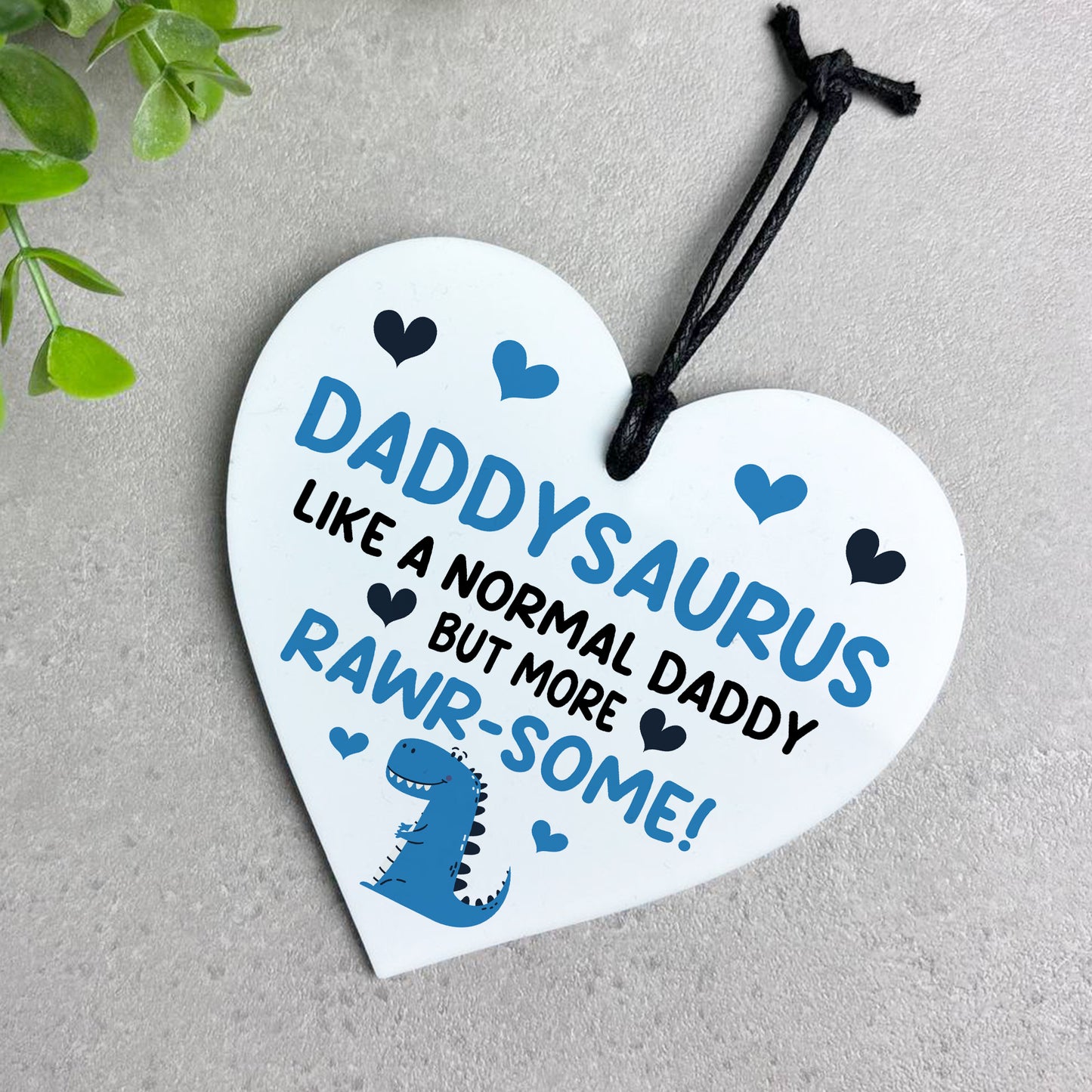 Funny Daddy Gifts Daddysaurus Plaque From Daughter Son Birthday