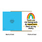Thank You Card For Teacher Teaching Assistant Nursery Tutor