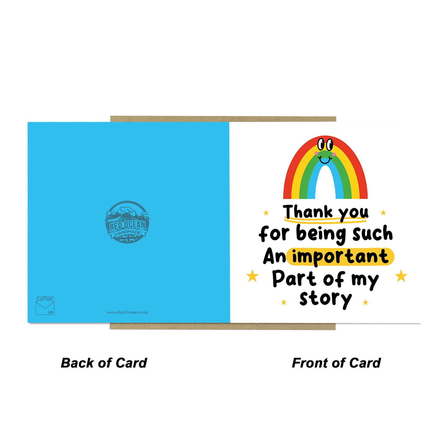 Thank You Card For Teacher Teaching Assistant Nursery Tutor