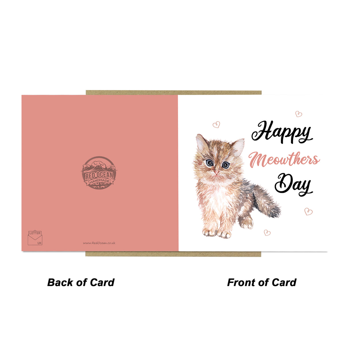 Cat Mother's Day Card, Cute Card for Mums, Mothers Day Cards