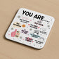 Birthday Gift For Best Friend Bestie Coaster Christmas Gift