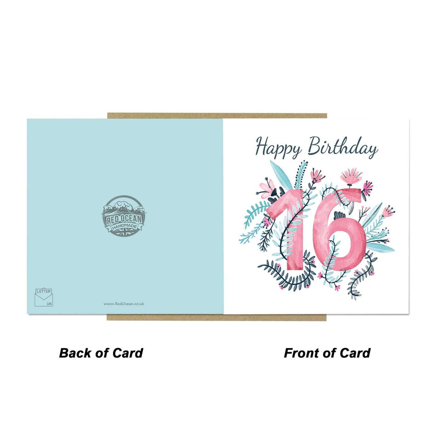 Happy 16th Birthday Card For Daughter Granddaughter 16 Birthday