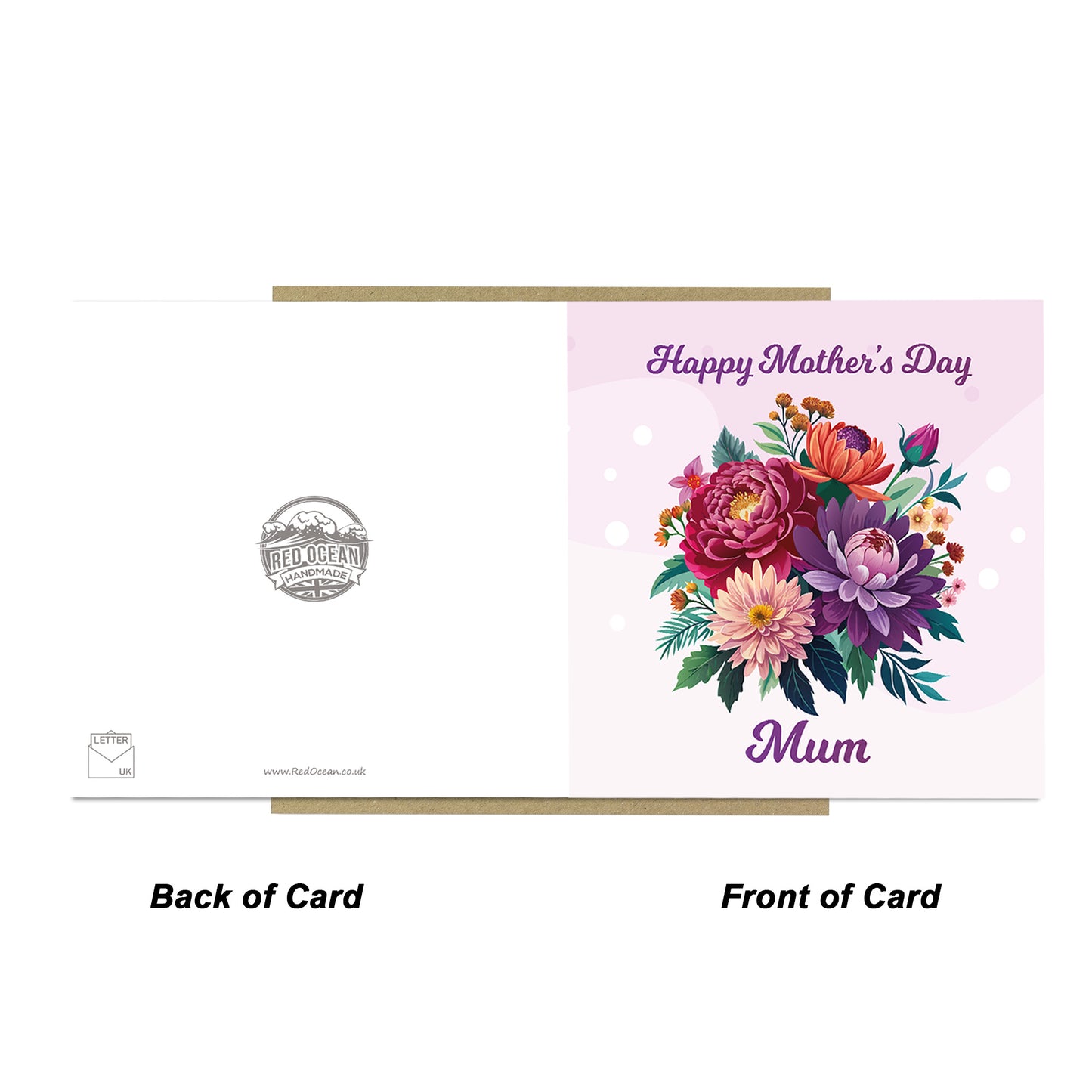 Happy Mothers Day Mum Card Mothers Day Card Mum Card