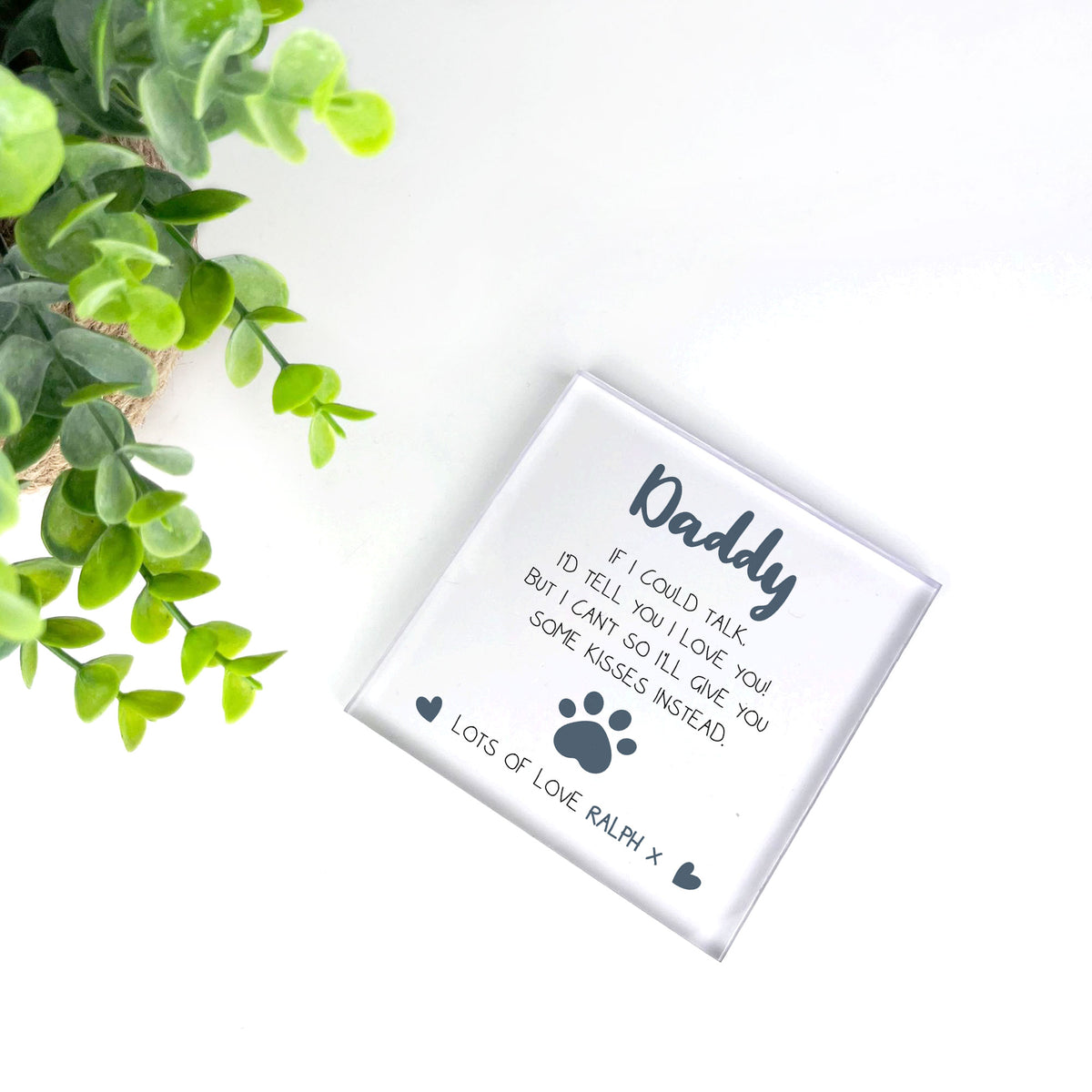 Funny Gift For Dad Daddy On Fathers Day From The Dog