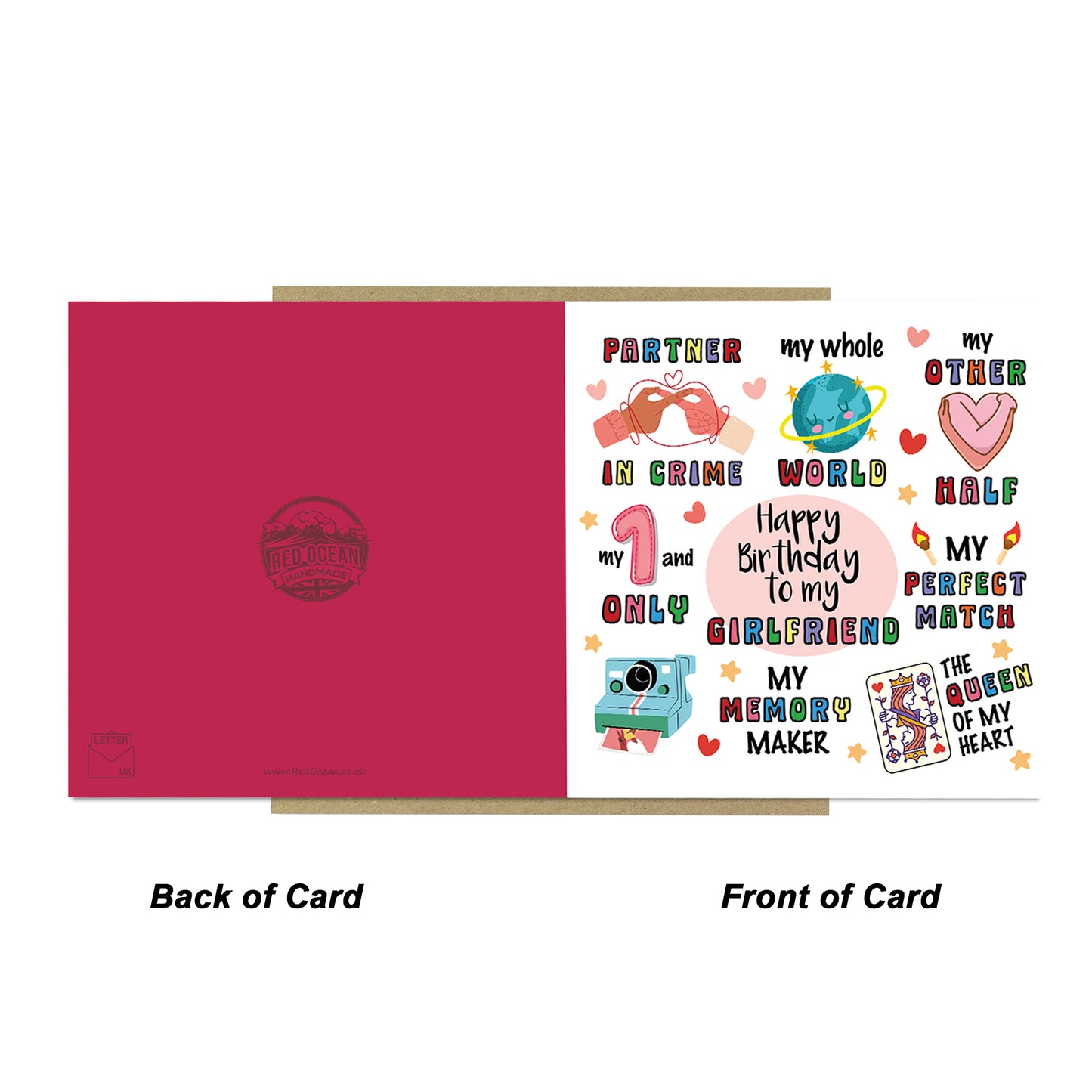 Birthday Card For Girlfriend Happy Birthday Card From Boyfriend