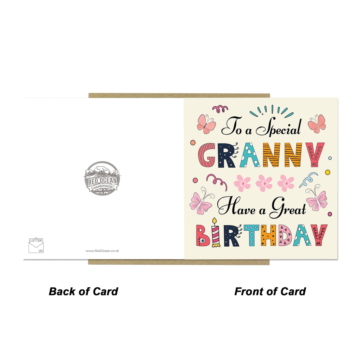 Granny Birthday Card Happy Birthday Card For Grandma Granny