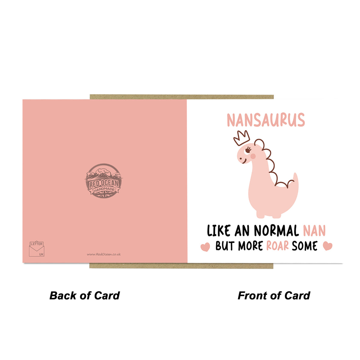 Nan Birthday Card for Her Nansaurus Nan Card For Birthday