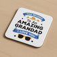 Amazing Grandad Mug and Coaster Set Gift For Fathers Day