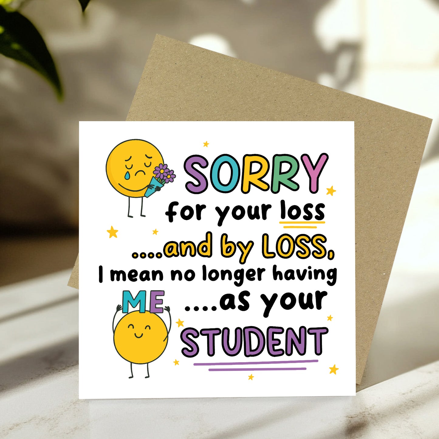 Teacher Gift Set Leaving School Nursery Plant Pot and Card