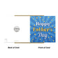 Dad Card For Fathers Day With Envelope Included Gold Stars
