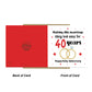 40th Wedding Anniversary Card For Husband Wife Couple Ruby