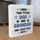 Funny Dad Grandad Gift For Fathers Day Birthday Building Block