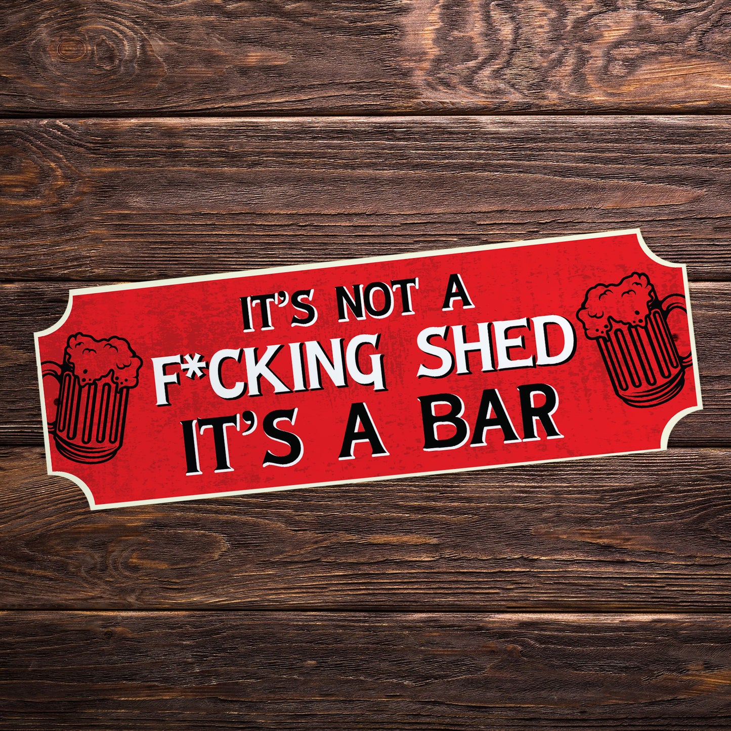 Shed Sign Novelty Home Bar Sign Garden Shed Wall Plaque Garage
